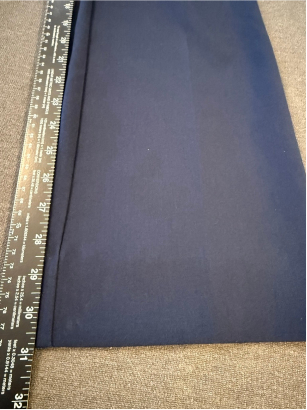 EUC PAIGE Navy Blue Pleated Wide-Leg Trouser Pants size 2 - Picture 5 of 8